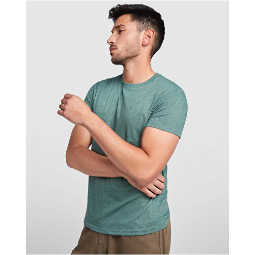 Fox T-Shirt Für Herren , heather bottle green, Single jersey Strick 65% Polyester, 35% Baumwolle, 150 g/m2, 2XL, , Bild 4