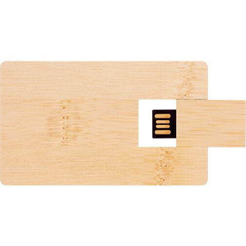 Creditcard Plus , holz, Bambus, 9,00cm x 0,50cm x 5,50cm (Länge x Höhe x Breite), Bild 2