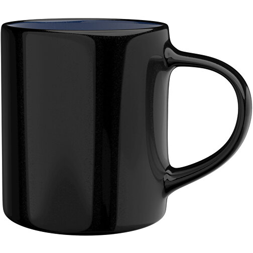 Master Innen Farbig Aussen Schwarz 320ml , schwarz / navyblau, New Bone China Porzellan, 9,00cm x 12,00cm (Höhe x Breite), Bild 1