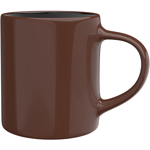 Master Aussen Farbig Innen Schwarz 320ml , sepiabraun / schwarz, New Bone China Porzellan, 9,00cm x 12,00cm (Höhe x Breite), Bild 1