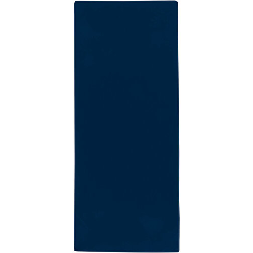 Lucas RPET Sporthandtuch 30 × 80 Cm , navy, Strick Recyceltes Polyester, 140 g/m2, 80,00cm x 30,00cm (Länge x Breite), Bild 4