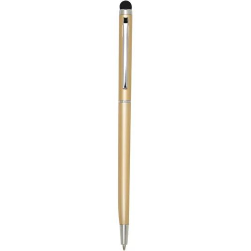 Ore aluminium ballpoint pen with stylus (blue ink), Obraz 2