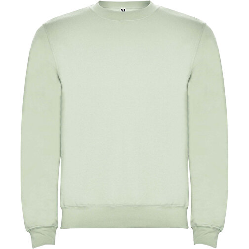 Clasica Sweatshirt Mit Rundhalsausschnitt Unisex , Mist Green, Strick 50% Baumwolle, 50% Polyester, 280 g/m2, L, , Bild 1