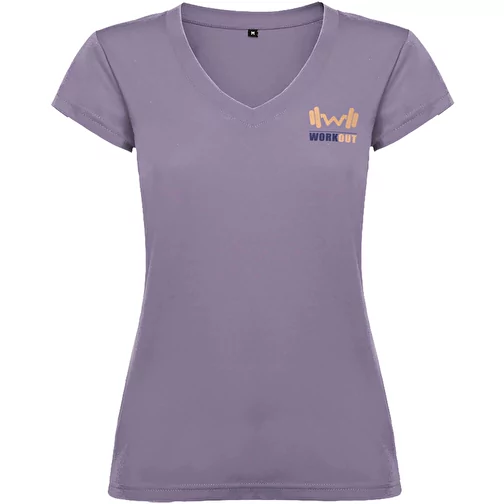 T-shirt Victoria à col en V et manches courtes pour femme, Image 2
