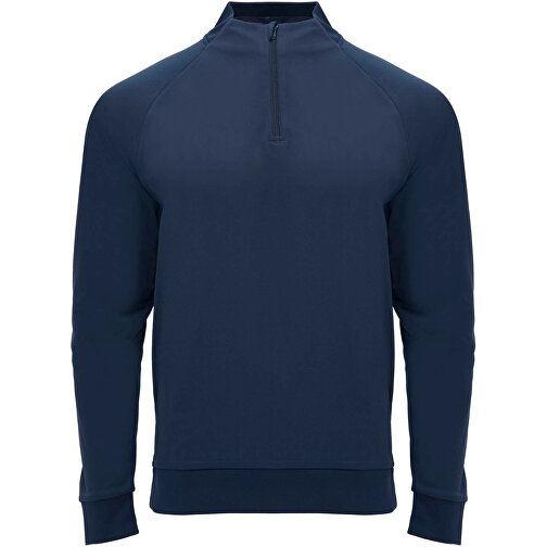 Epiro Half-Zip Sweatshirt Unisex , Navy Blue, Mesh mit Cool Fit Finish 100% Polyester, 200 g/m2, L, , Bild 1