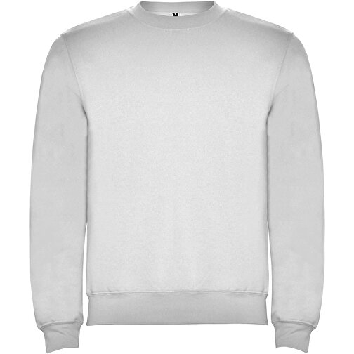 Clasica Sweatshirt Mit Rundhalsausschnitt Unisex , Ash white melange, Strick 50% Baumwolle, 50% Polyester, 280 g/m2, XS, , Bild 1