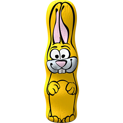 MAXI-Schoko-Osterhase , sonnengelb, 4,50cm x 15,00cm (Länge x Breite), Bild 1