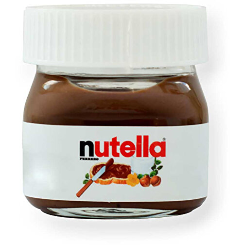 Nutella To-Go - Ohne Lasergravur , Papier, Glas, Kunststoff, 8,00cm x 13,00cm x 4,00cm (Länge x Höhe x Breite), Bild 4