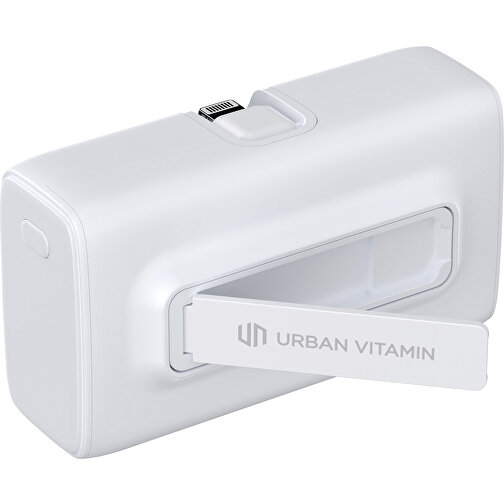 Urban Vitamin Los Angeles 20W powerbank lavet af RCS rec. plast, hvid, Billede 9