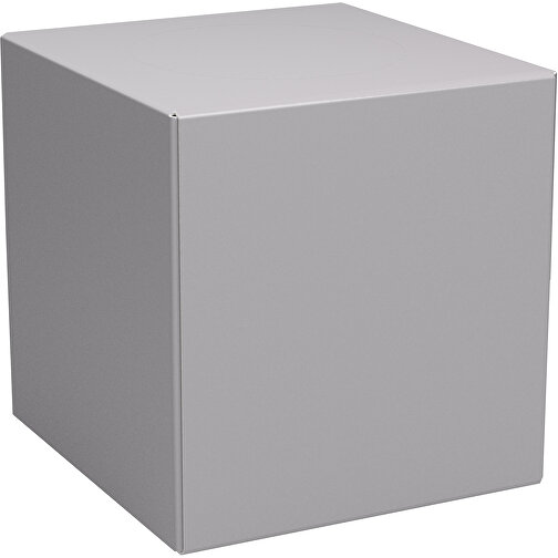 Taschentücher-Box 'Real Cube 100' , hellgrau, Karton Simcote, GC2 300g/m2 0,55 micron, 11,50cm x 11,50cm x 11,50cm (Länge x Höhe x Breite), Bild 1