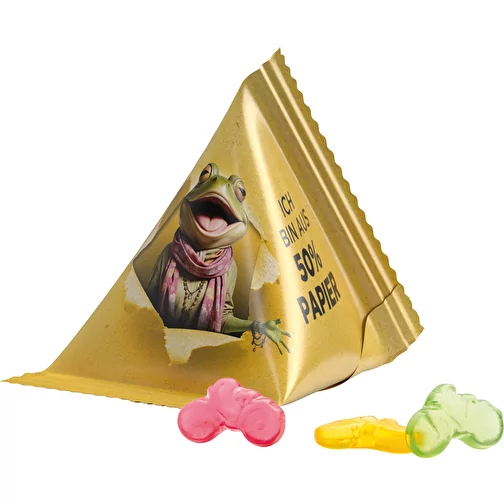 Tétraèdre 15 g, gomme aux fruits formes standard, Image 1