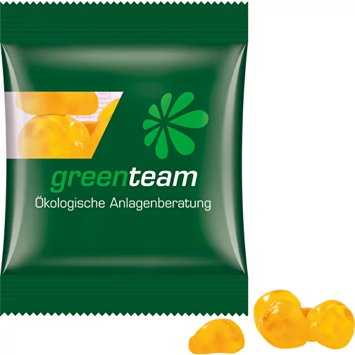 Mini-sachet, gomme aux fruits vitaminée Trolli, avec jus de fruits et morceaux de fruits, Image 1
