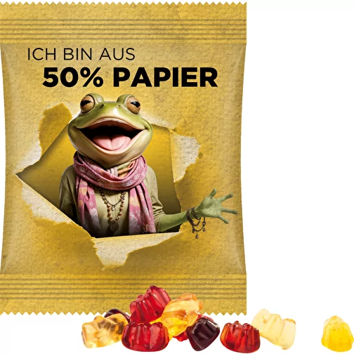 Mini-sachet, oursons gélifiés aux fruits Trolli, 15 g, mélange multicolore, 30% de jus de fruits qua, Image 1