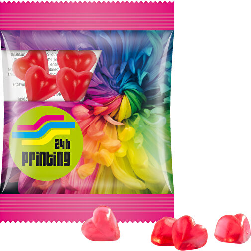 Minitüte, Trolli Fruchtgummi, 15 G , Trolli, Folie, 8,40cm x 7,00cm (Höhe x Breite), Bild 1