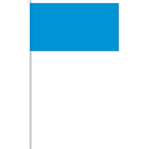 Dekofahne Blau , Offsetpapier 80g/qm, 12,00cm x 40,00cm x 24,00cm (Länge x Höhe x Breite), Bild 1