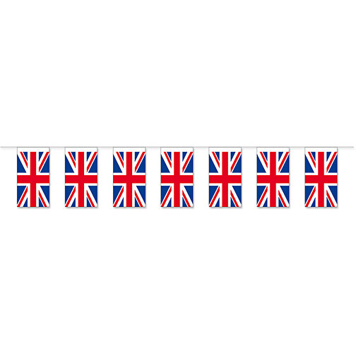 Chaîne de drapeau en papier avec impression d\'état 'Grande-Bretagne', Image 1