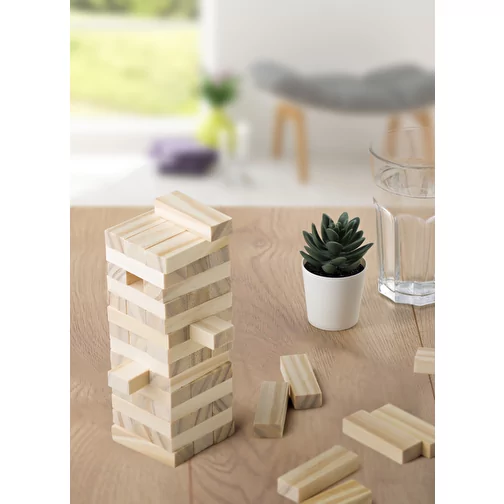 Jeu d\'adresse en bois de pin Gisa, Image 5