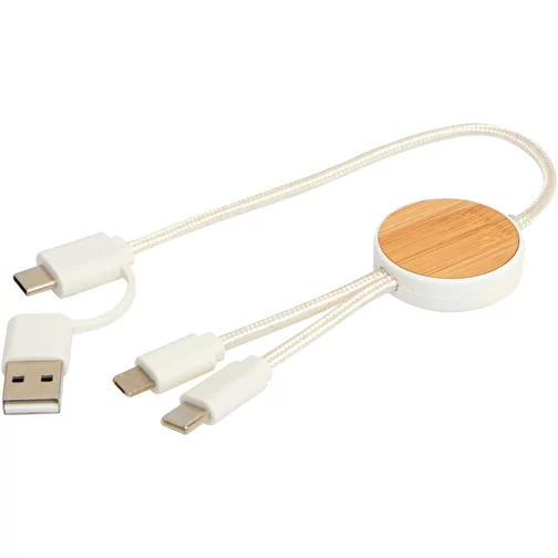 Câble 5 en 1 Chechia en plastique recyclé de 30 cm pour la synchronisation des données et la cha, Image 7