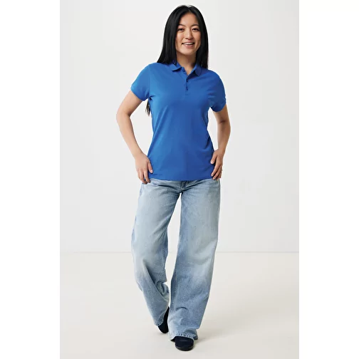 Iqoniq Yosemite Polo piqué pour femme en coton rec. bleu royal, Image 4