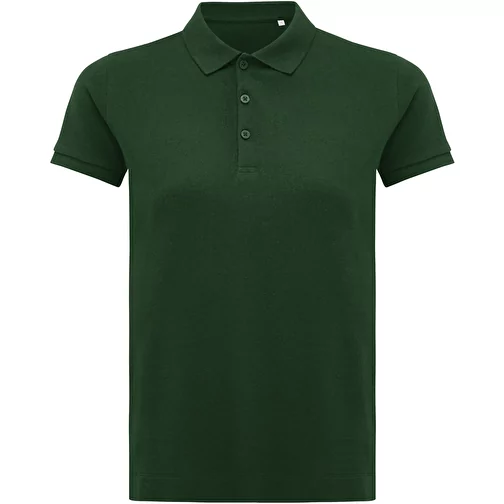 Polo Iqoniq Yosemite da donna in piqué di cotone, verde bosco, Immagine 1