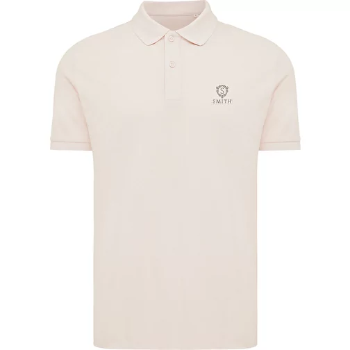 Polo piqué Iqoniq Yosemite en coton recyclé, cloud pink, Image 3