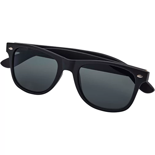 Lunettes de soleil Arlo en bambou avec revêtement noir, Image 4