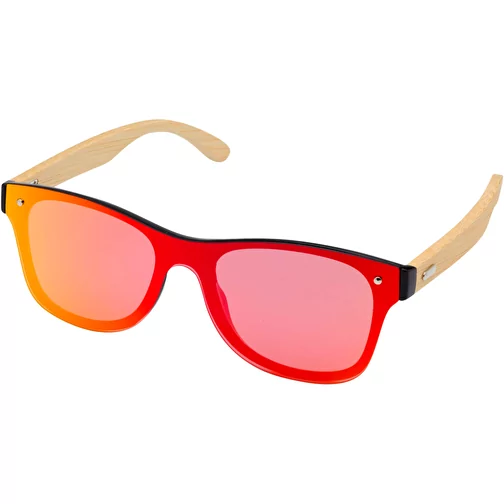 Tan Lunettes de soleil avec branches en bambou, Image 1
