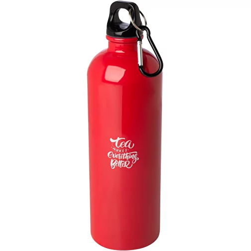 Gourde en acier inoxydable à simple paroi Oregon 750 ml, certifiée RCS, avec mousqueton, Image 2