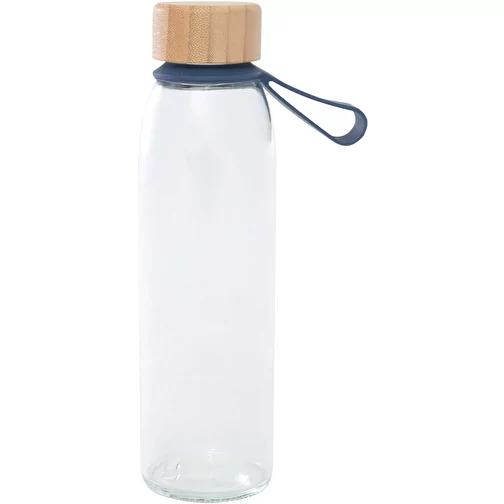 Bouteille en verre Porto 500 ml avec poignée en silicone et couvercle en bambou, Image 3