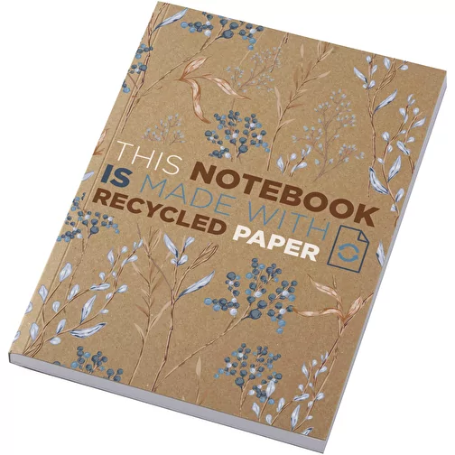 Novella Austen A5 Softcover carnet de notes en papier kraft recyclé - 100 feuilles, Image 1