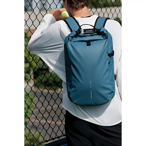 Urban sac à dos antivol hydrofuge, bleu, Image 5