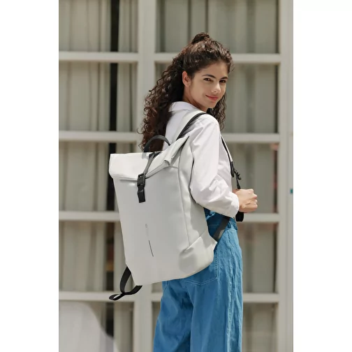 Urban sac à dos imperméable Flap-Top, blanc cassé, Image 3