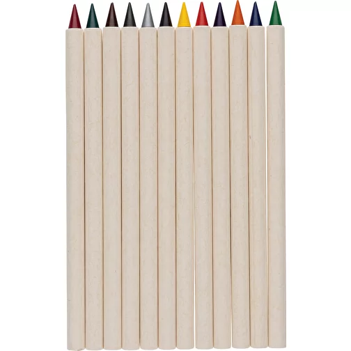 Micki GRS Set de 12 crayons de couleur Infinity, blanc, Image 2