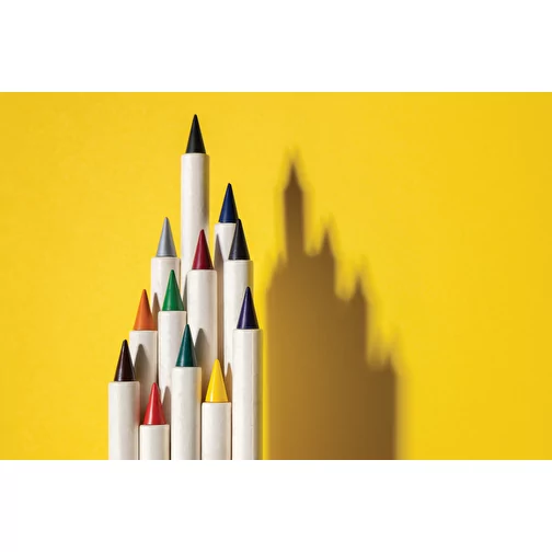 Micki GRS Set de 12 crayons de couleur Infinity, blanc, Image 4