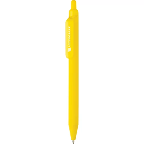 Stylet Tide Smooth Touch en ABS recyclé certifié GRS, jaune, Image 5