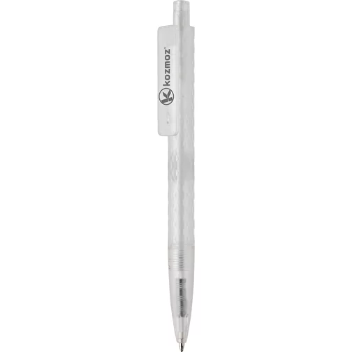X3 Stylo Frosted en PC recyclé GRS, blanc, Image 4