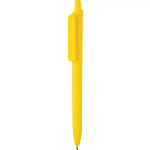 Stylo bille Botl en ABS recyclé certifié GRS, jaune, Image 1