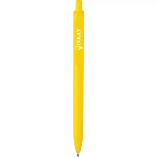 Stylo bille Botl en ABS recyclé certifié GRS, jaune, Image 4