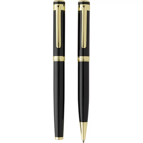 Swiss Peak Luca Deluxe set de stylos en laiton recyclé RCS, noir, Image 3