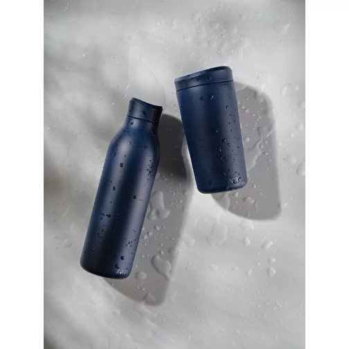 Avira Alix gobelet clic en acier RCS rec. 400ml, bleu marine, Image 11