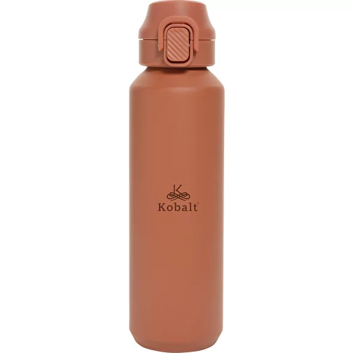 Via RCS Re-Steel Bouteille de sport avec bouchon, 600ml, orange, Image 10