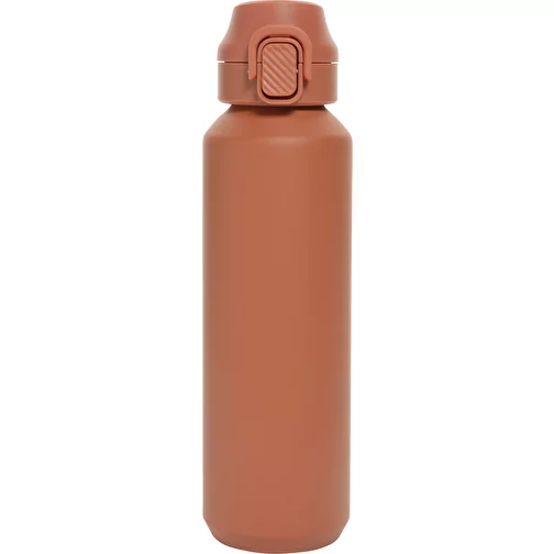 Via RCS Re-Steel Bouteille de sport avec bouchon, 600ml, orange, Image 2