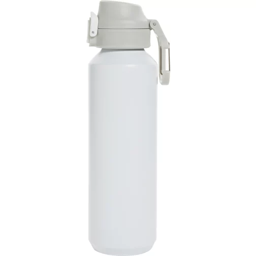 Via RCS Re-Steel Bouteille de sport avec bouchon, 600ml, blanc, Image 3