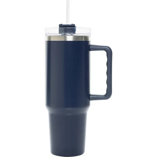 Gobelet Peakflow en acier inoxydable recyclé RCS 1200ml, bleu marine, Image 2