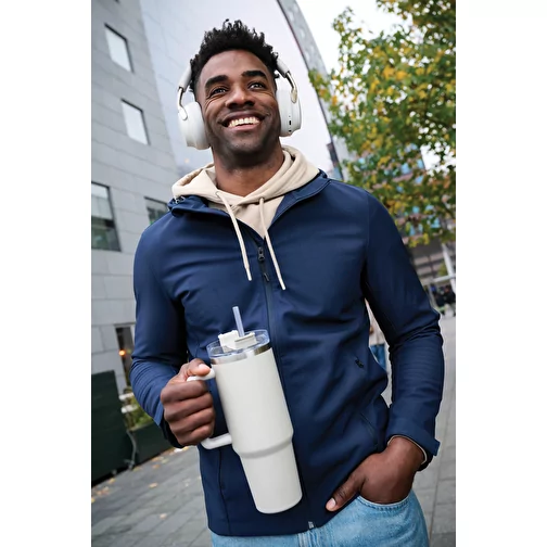 Gobelet Peakflow en acier inoxydable recyclé RCS 1200ml, blanc, Image 10