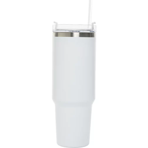 Gobelet Peakflow en acier inoxydable recyclé RCS 1200ml, blanc, Image 3