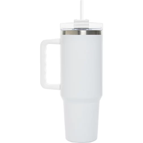 Gobelet Peakflow en acier inoxydable recyclé RCS 1200ml, blanc, Image 4