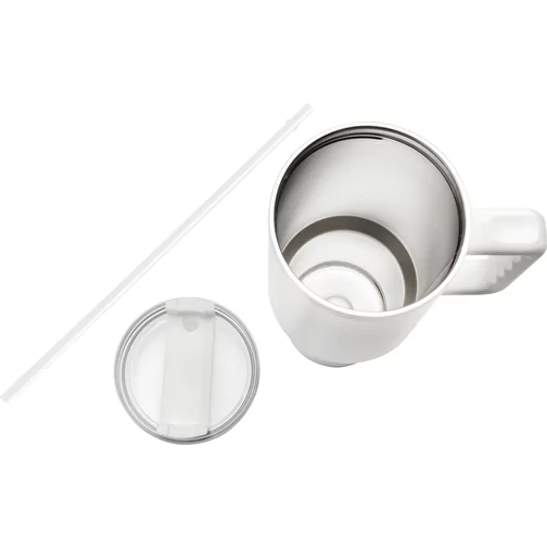 Gobelet Peakflow en acier inoxydable recyclé RCS 1200ml, blanc, Image 6