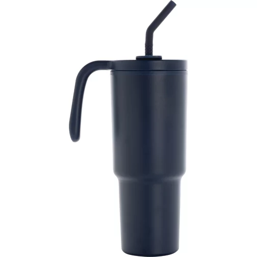 Graphic 360 Gobelet en acier recyclé certifié RCS. Acier, 900ml, bleu marine, Image 4