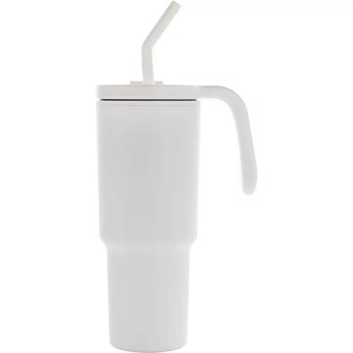 Graphic 360 Gobelet en plastique recyclé certifié RCS. Acier, 900ml, blanc, Image 2
